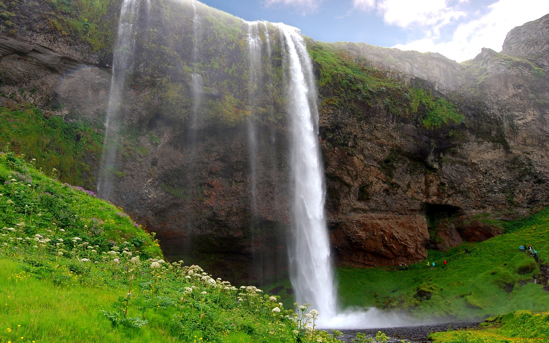 , seljalandsfoss, waterfall, , , 